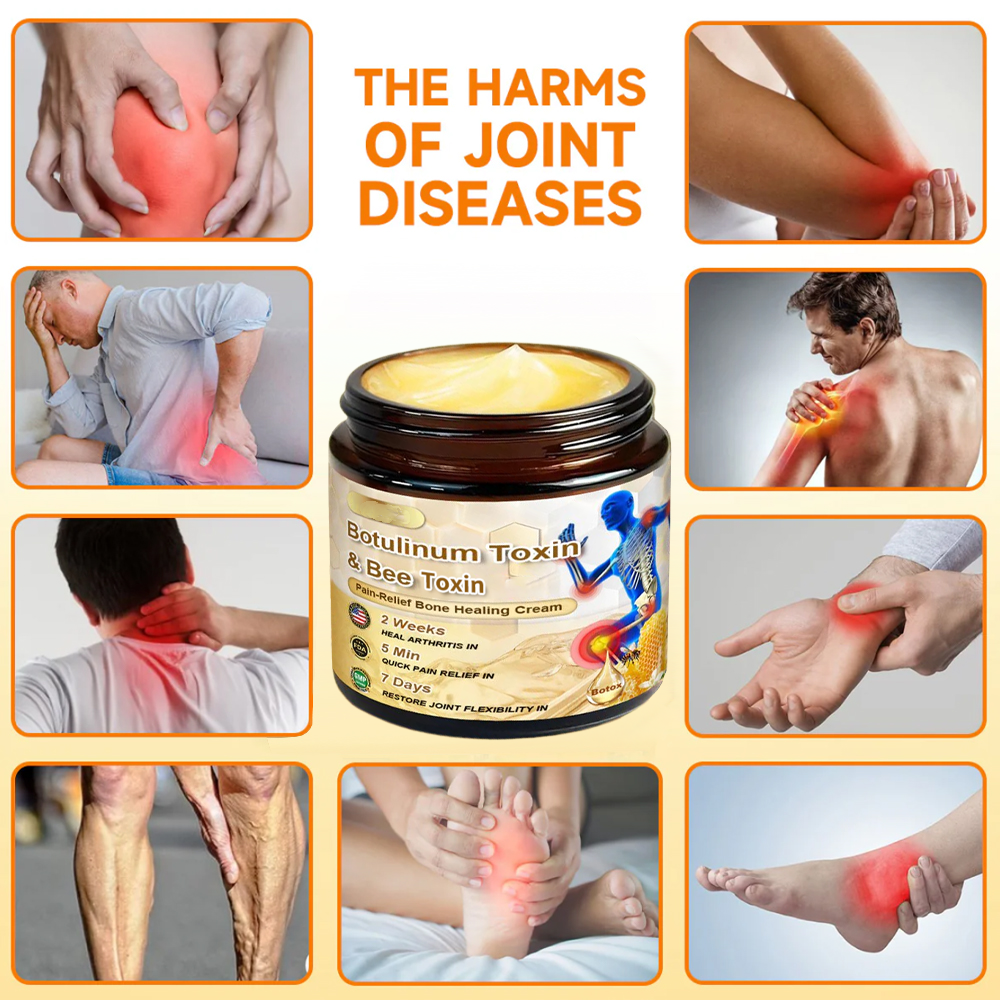 Botulinum and Bee Toxin Pain Relief Bone Healing Cream