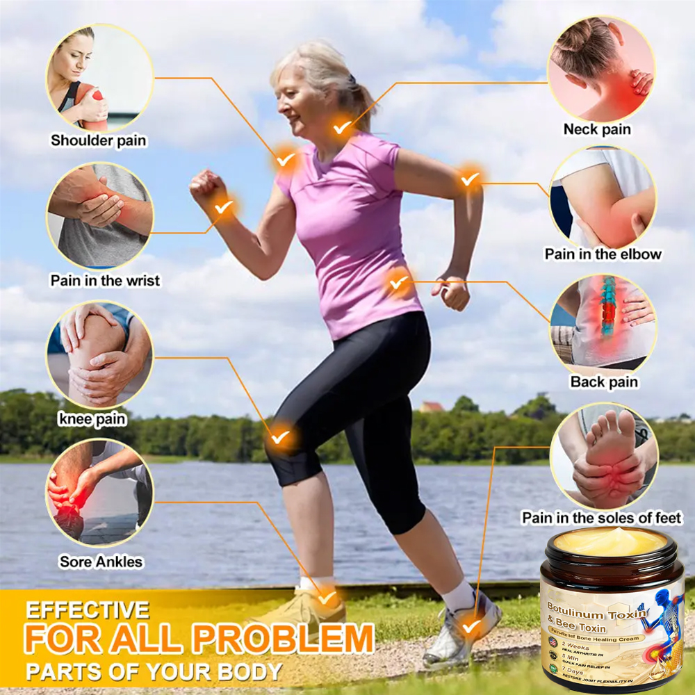 Botulinum and Bee Toxin Pain Relief Bone Healing Cream