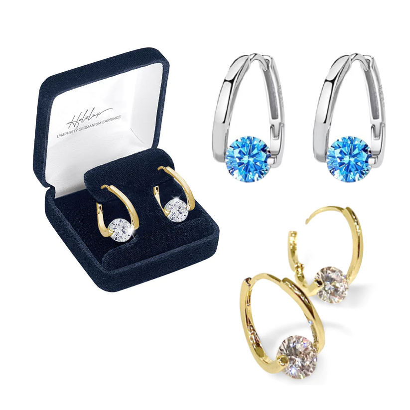 š„LAST DAY SALE-80% OFF)Lymphvity MagneTherapy Germanium Earrings