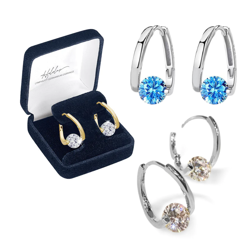 š„LAST DAY SALE-80% OFF)Lymphvity MagneTherapy Germanium Earrings