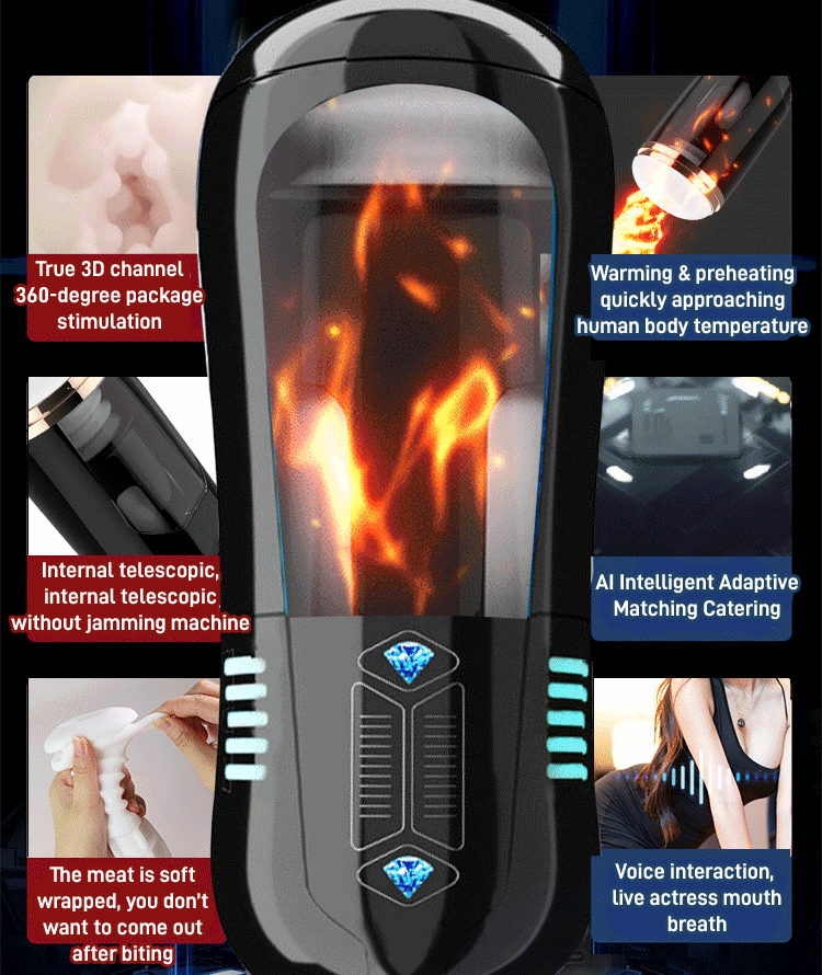 【Discreet Delivery】- Fully automatic, hands-free retractable relaxation cup