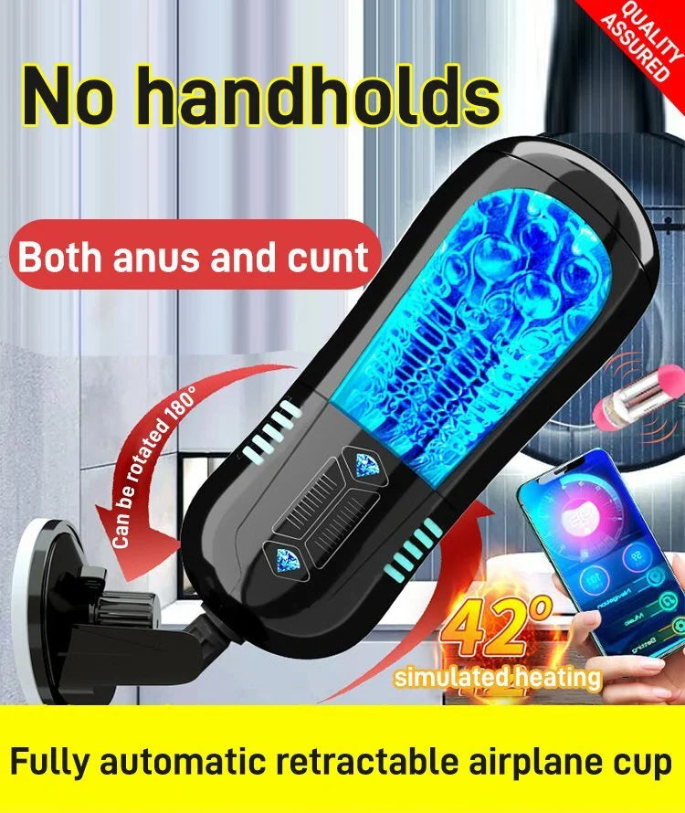 【Discreet Delivery】- Fully automatic, hands-free retractable relaxation cup