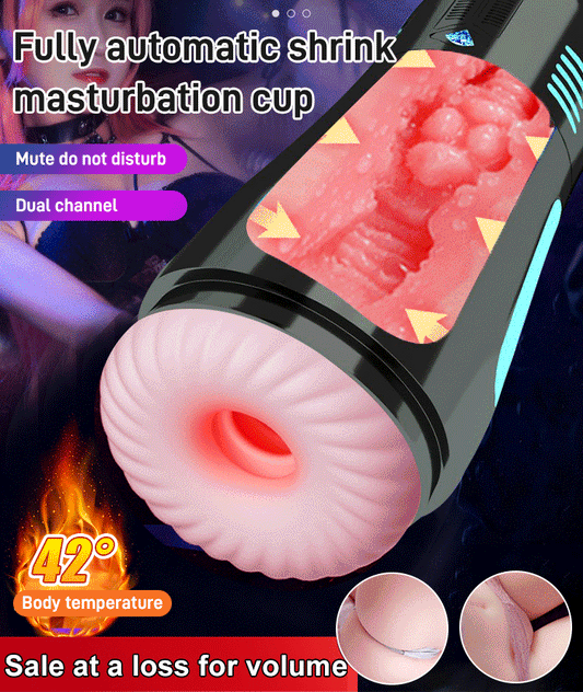 【Discreet Delivery】- Fully automatic, hands-free retractable relaxation cup