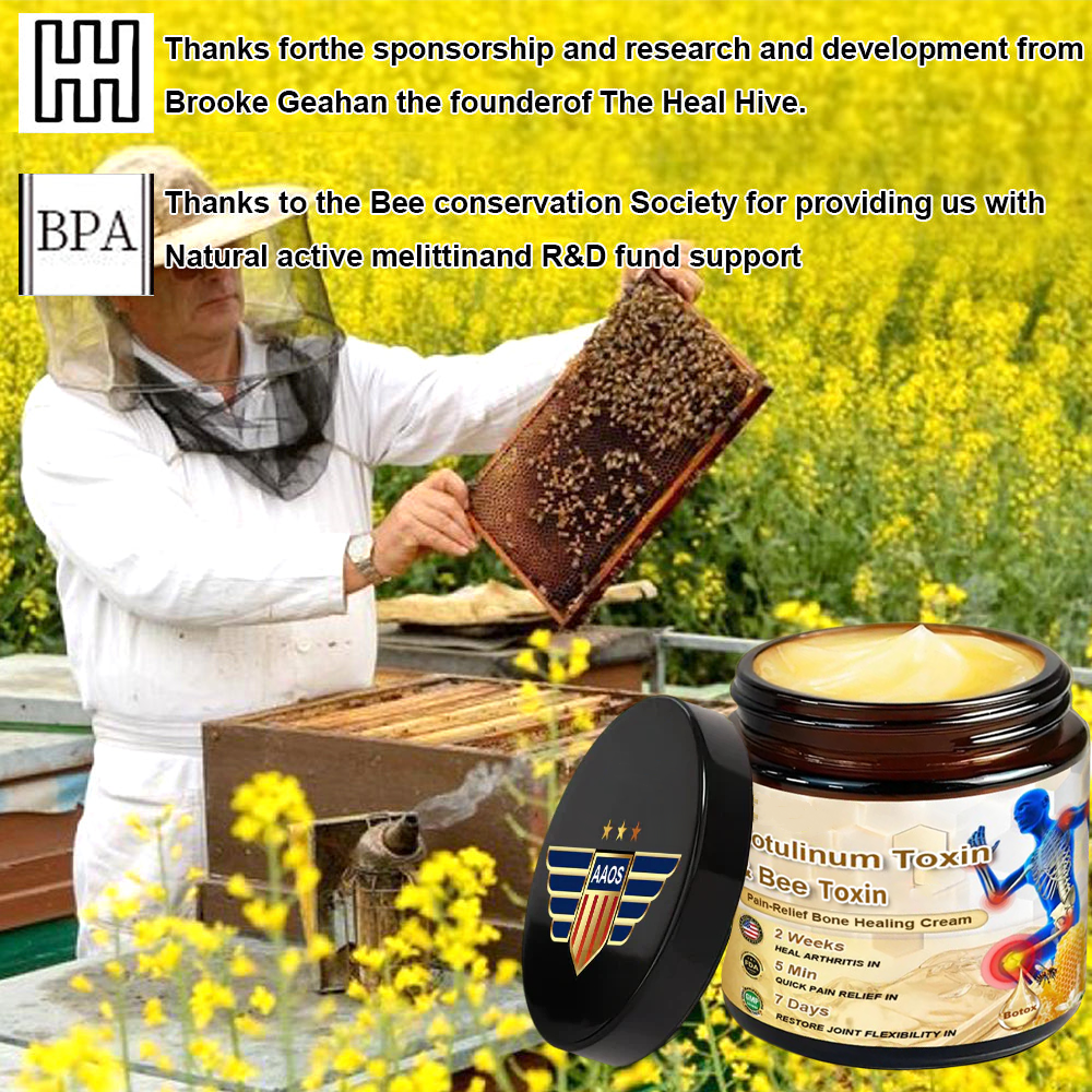 Botulinum and Bee Toxin Pain Relief Bone Healing Cream