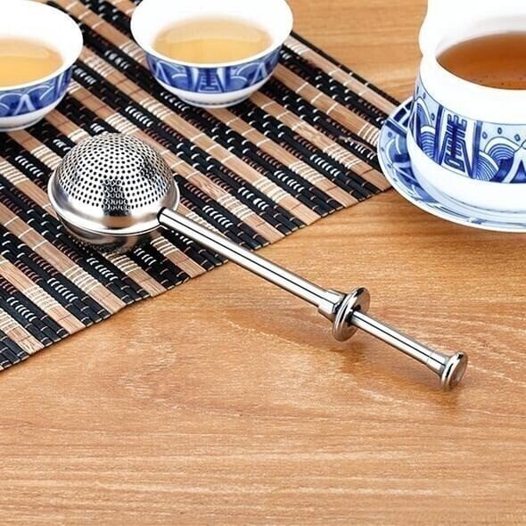 Long-Handle Tea Ball Infuser-BUY MORE SEND MORE