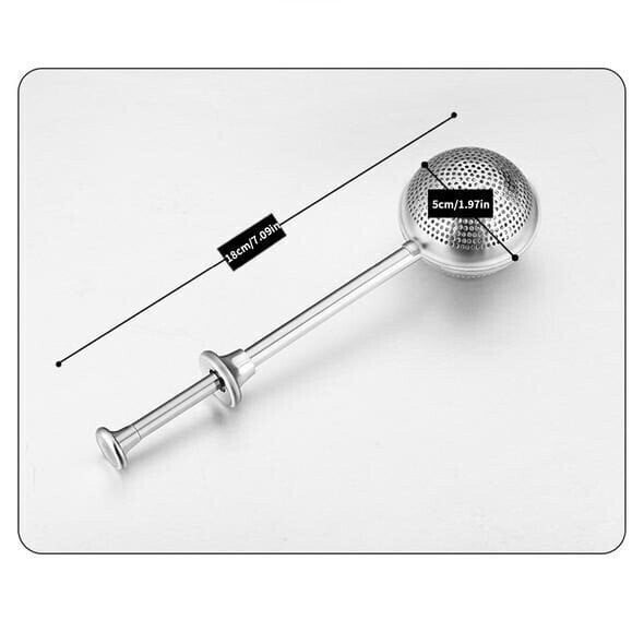 Long-Handle Tea Ball Infuser-BUY MORE SEND MORE