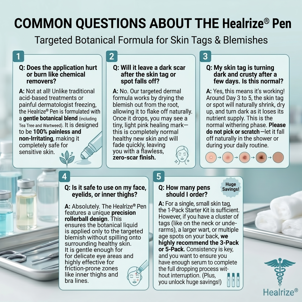 🖊 Advanced Wart & Skin Tag Removal Pen