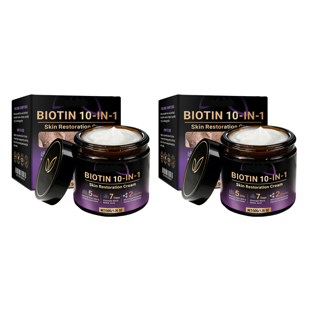 🎁✨Made and Shipped from USA ✨Biotin 10-in-1 Skin Restoration Cream 🍀