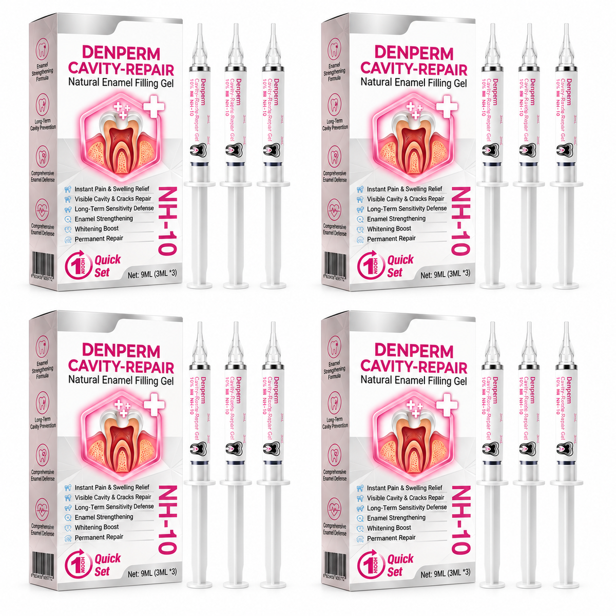 DenPerm Cavity-Repair Natural Enamel Filling Gel