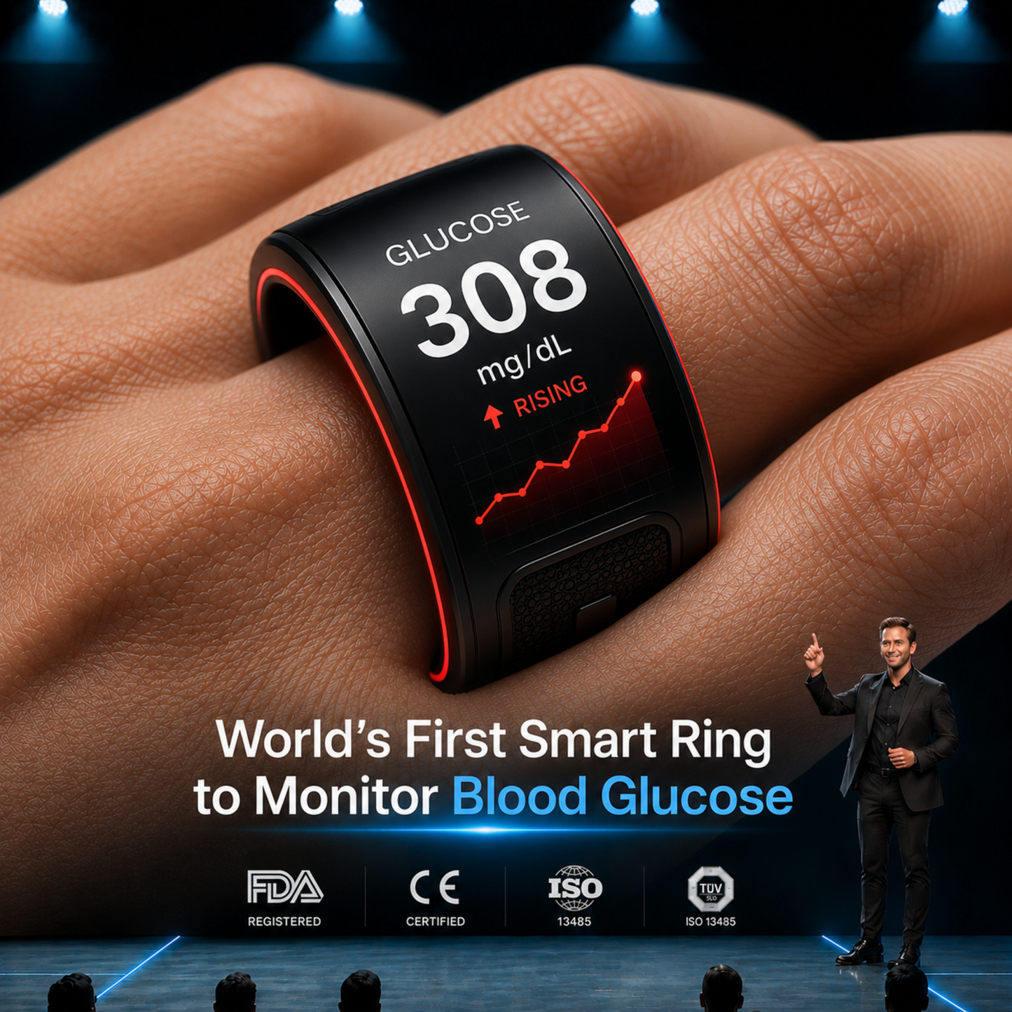 🎉 80% OFF Launch Offer💝G1 Non-Invasive Smart Ring