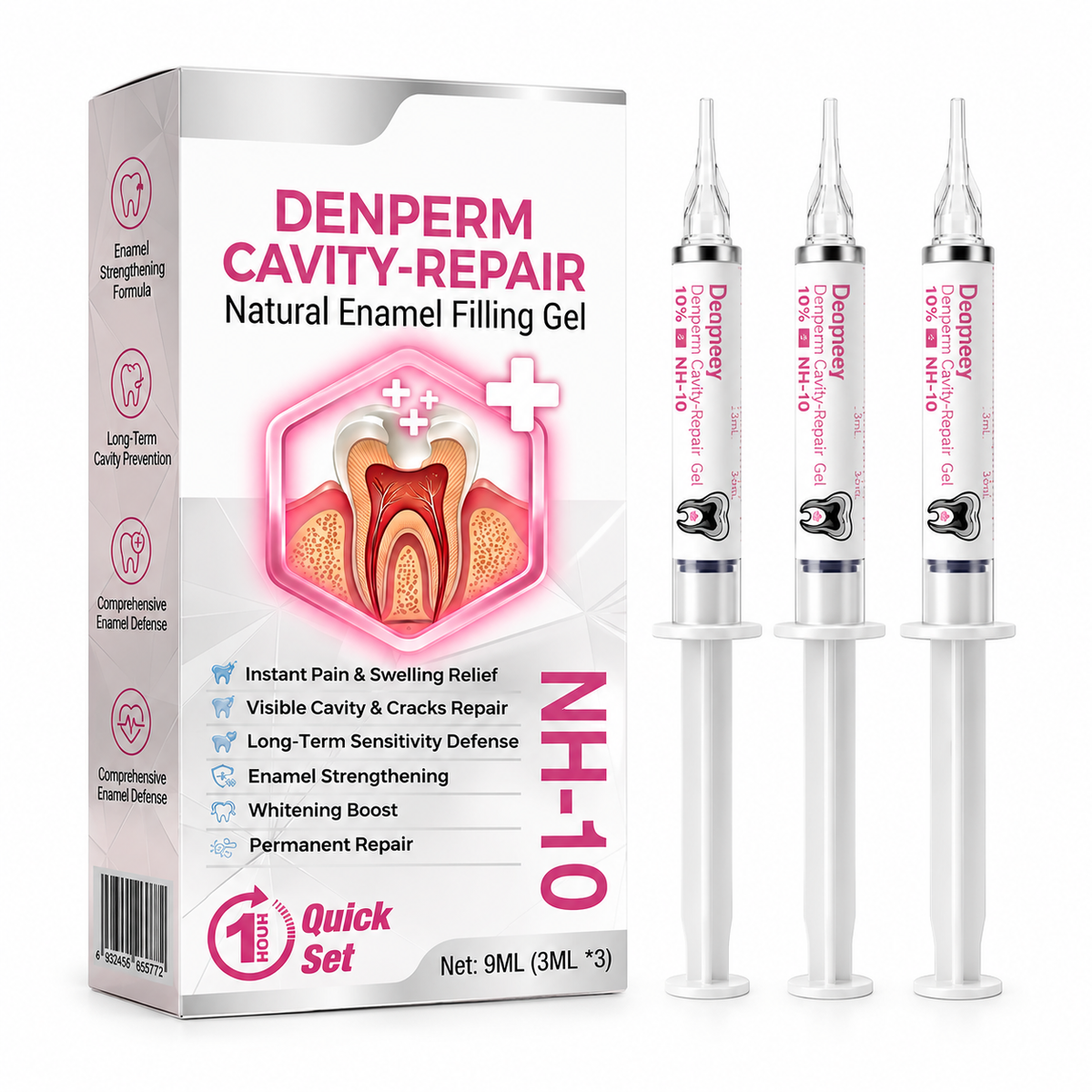 DenPerm Cavity-Repair Natural Enamel Filling Gel