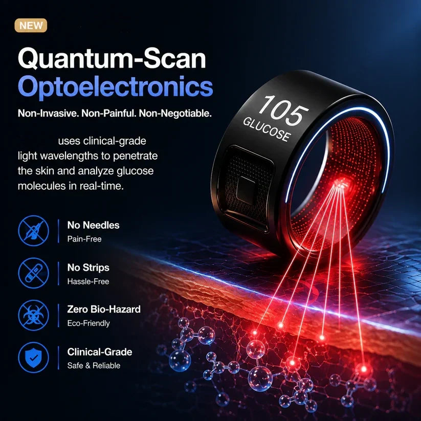 🎉 80% OFF Launch Offer💝G1 Non-Invasive Smart Ring