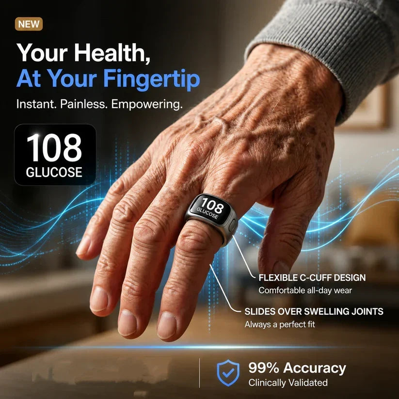🎉 80% OFF Launch Offer💝G1 Non-Invasive Smart Ring