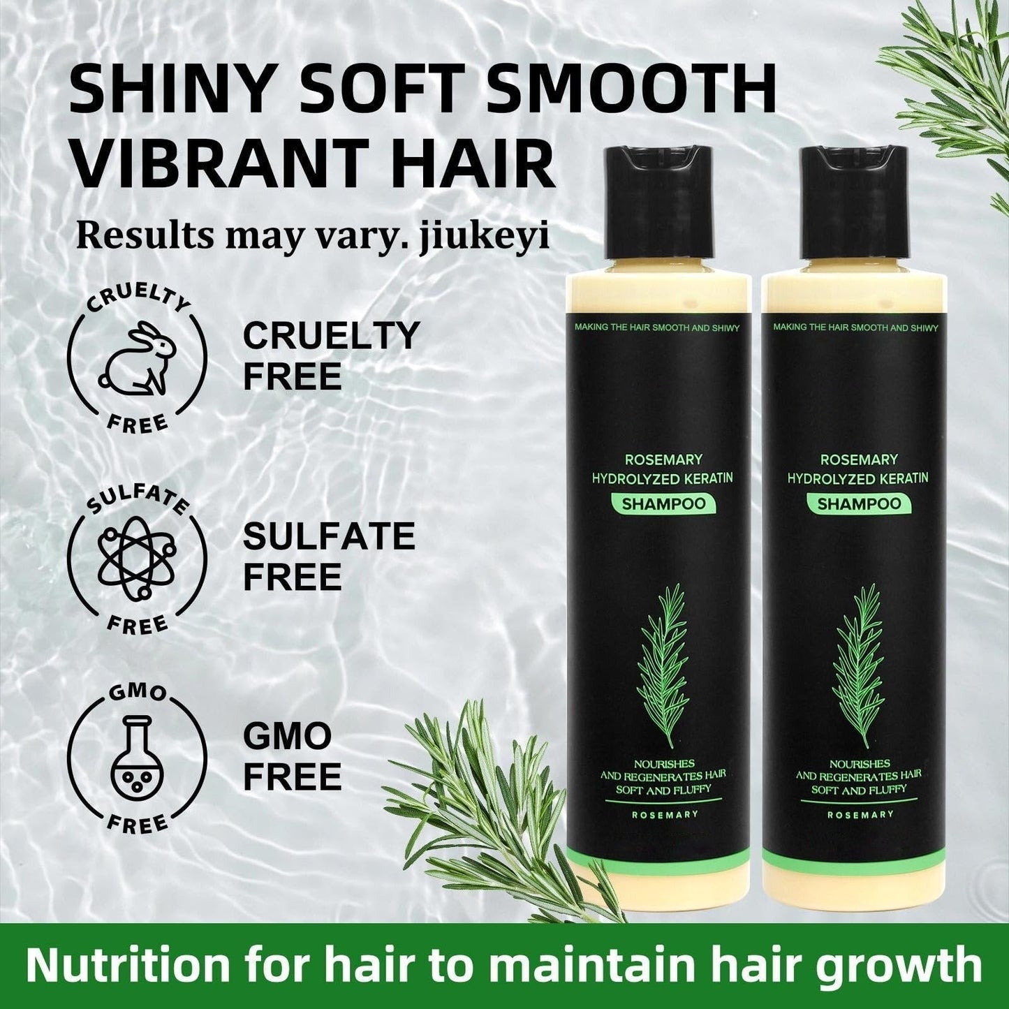 👑2026✨LAST DAY SALE 70% OFF!🏆Organic Rosemary Hair Growth Shampoo
