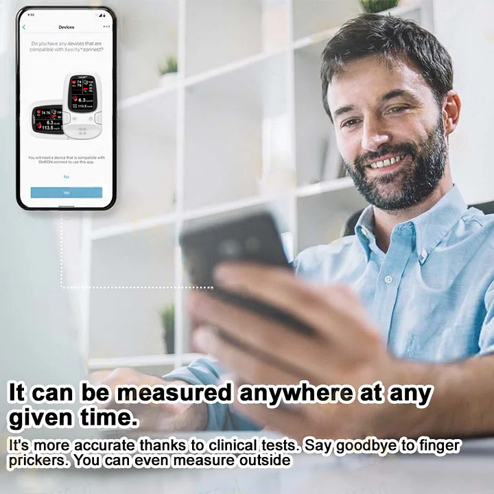 Develops Newly Launched Non-Invasive Smart Glucose Meter 💯made in the USA💯🔥Limited stock available!🔥