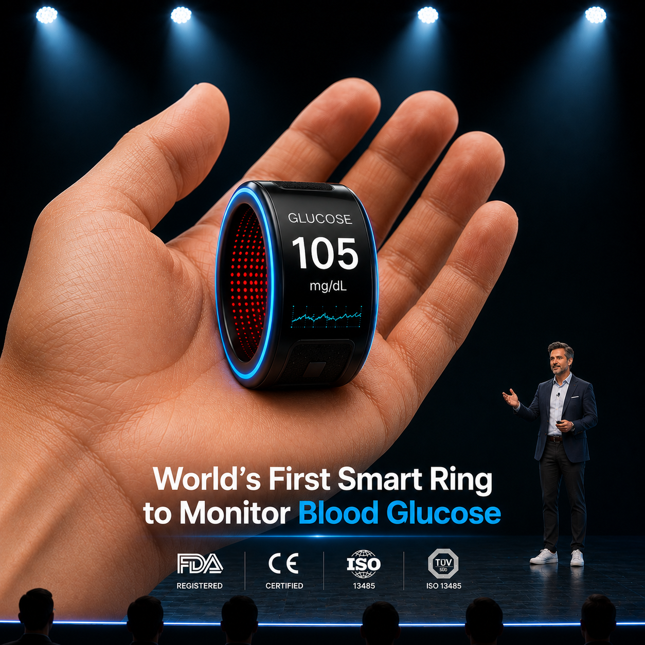 🎉 80% OFF Launch Offer💝G1 Non-Invasive Smart Ring