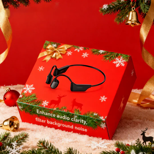 Feel the Joy. Shop the Season 🎄💖 💥 LIMITED TIME OFFER!🔥 Bone Conduction Smart Hearing Aid Bluetooth Earphones